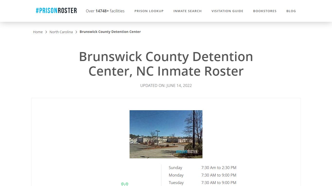 Brunswick County Detention Center, NC Inmate Roster - Prisonroster